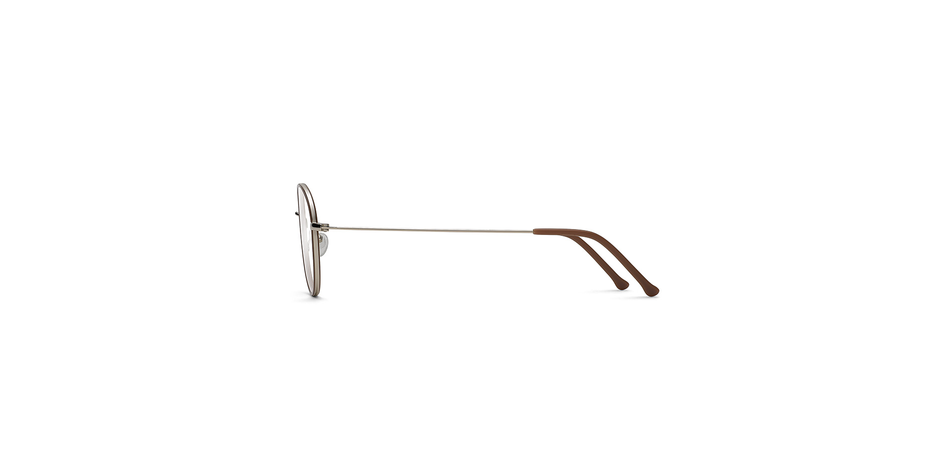 Feminine Damen-Korrektionsbrille aus Edelstahl in Pantoform,  BD 422 PANTO CL