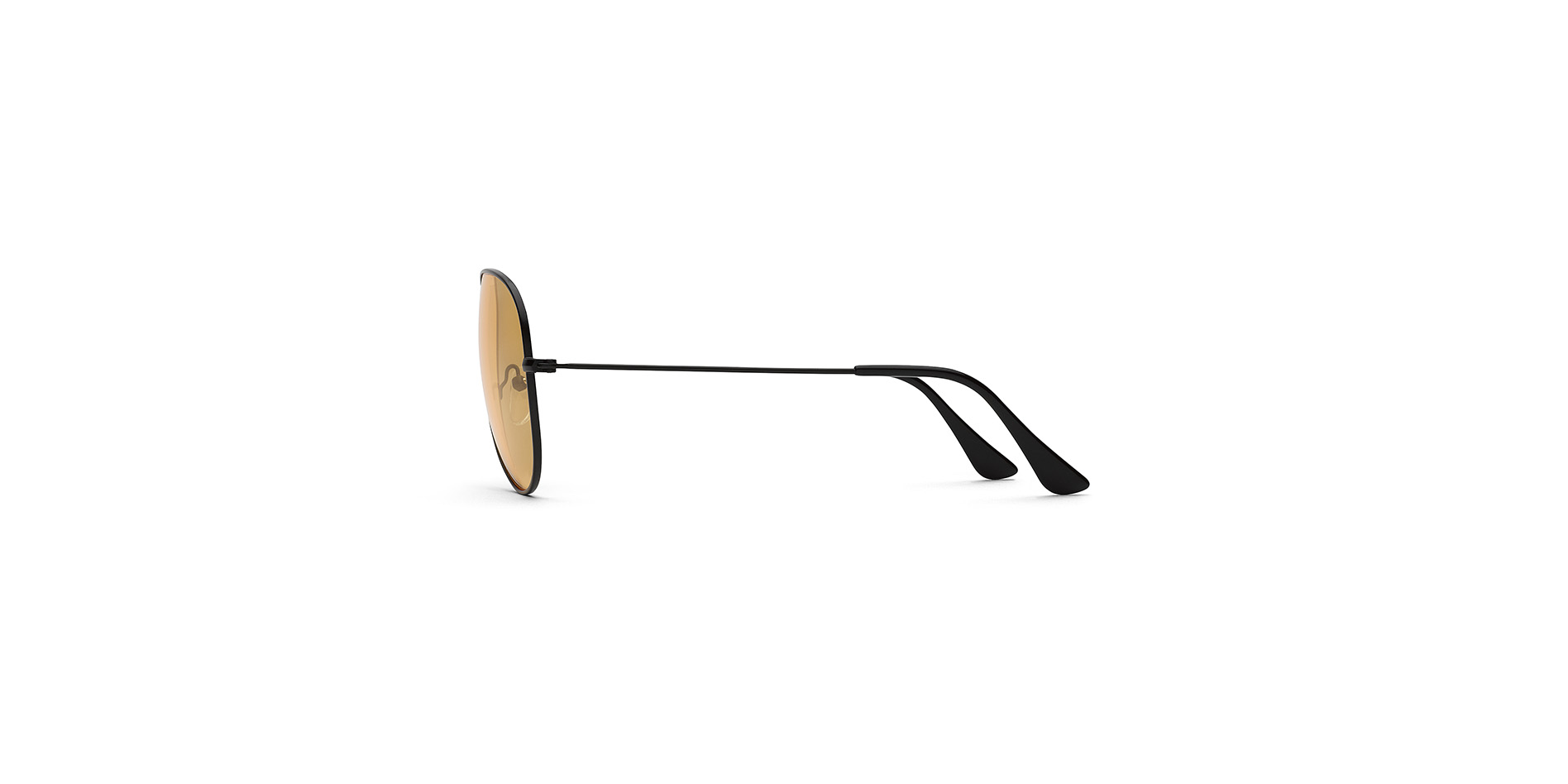 Forme pilote classique : Lunettes de soleil hommes en acier inoxydable,  BD 277 SUN CL