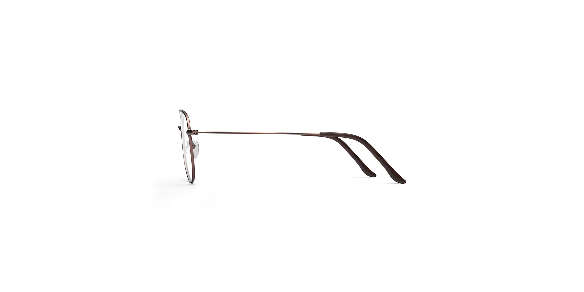 Forme pilote classique : Lunettes correctrices hommes en acier inoxydable,  BD 455 CL