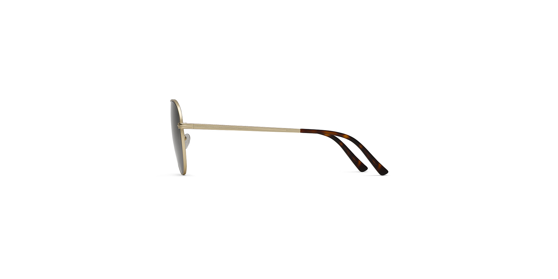 Forme pilote classique : Lunettes de soleil pour hommes en métal,  BD 456 SUN CL