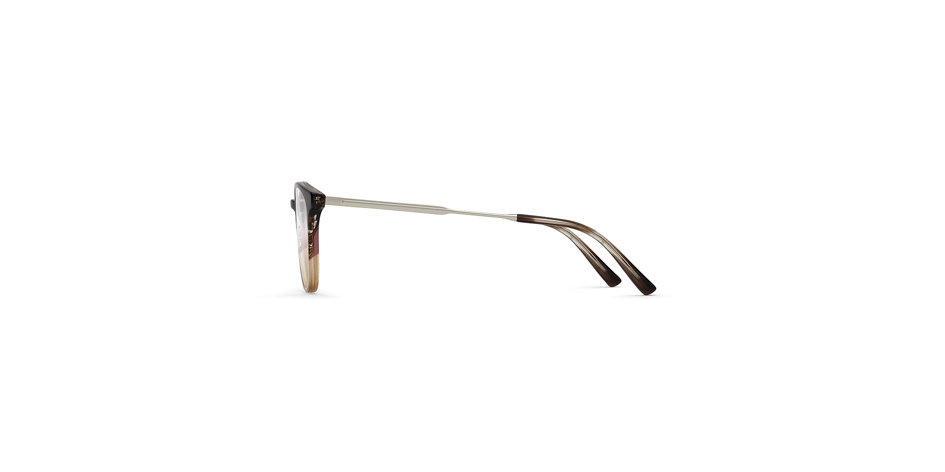 Modische Damen-Korrektionsbrille aus Kunststoff in Pantoform,  BE 009 FA