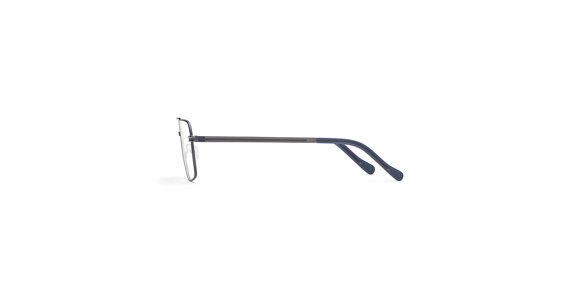 Lunettes correctrices classiques pour hommes en acier inoxydable,  CY 016 FLEX CL