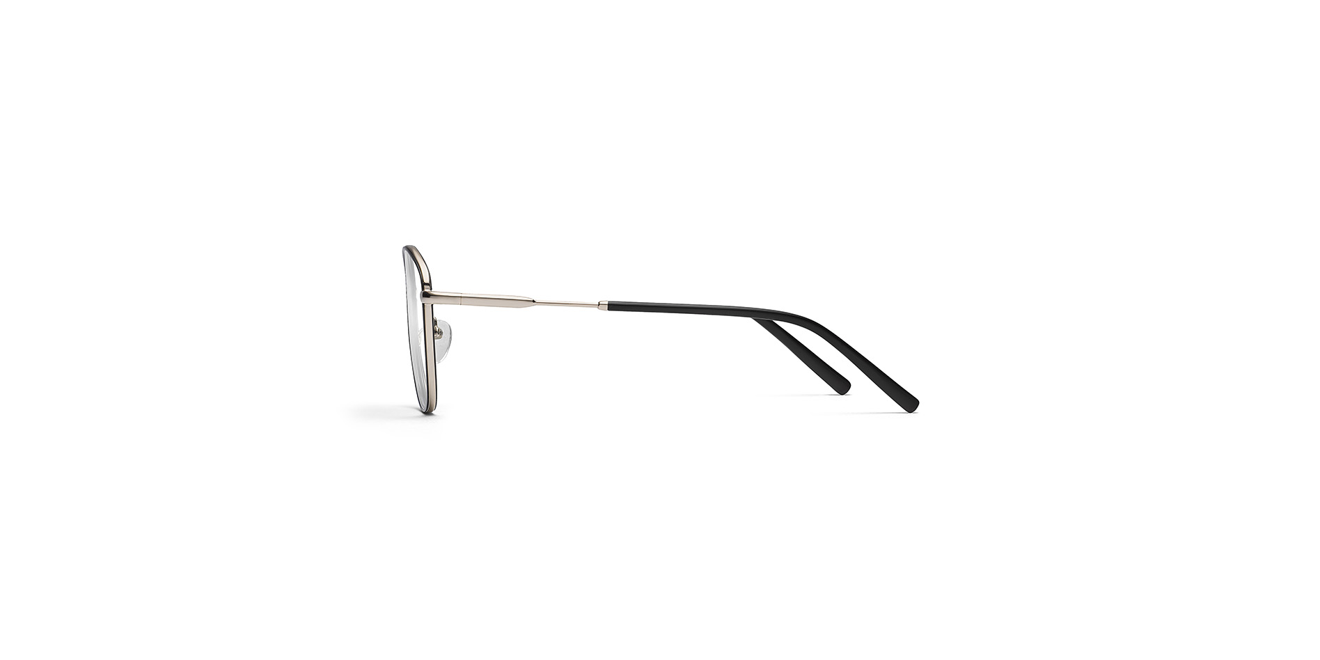 Modische Damen-Korrektionsbrille aus Edelstahl,  BD 497 FA