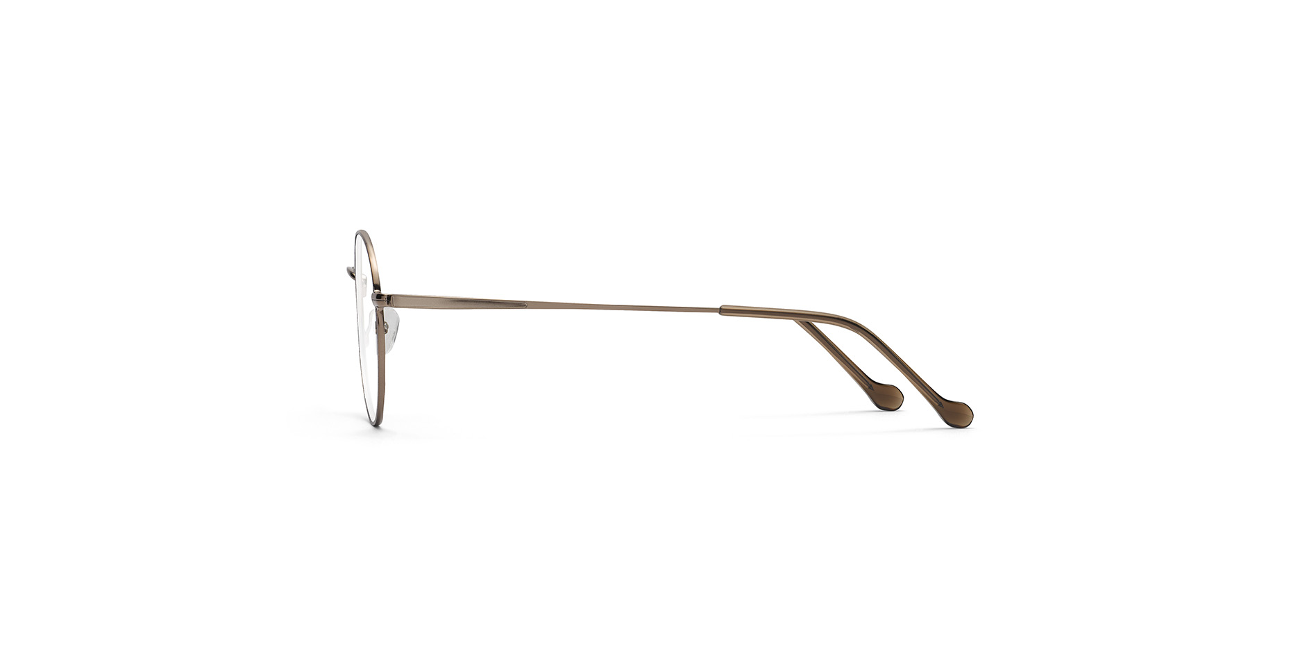 Klassische Damen-Korrektionsbrille aus Edelstahl in Pantoform,  BE 021 CL