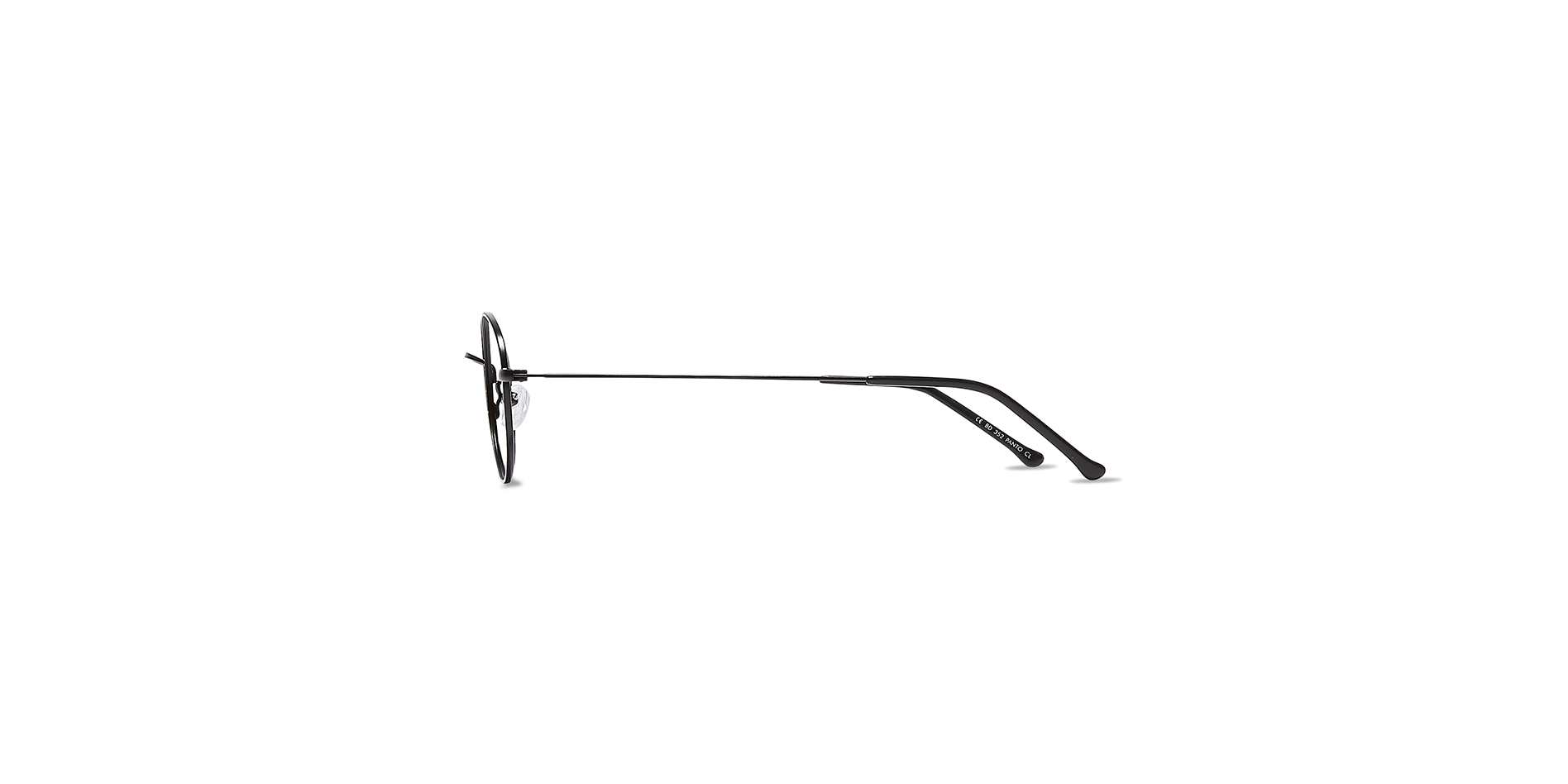 Lunettes correctrices hommes classiques en acier inoxydable de forme Pantos,  BD 352 PANTO CL