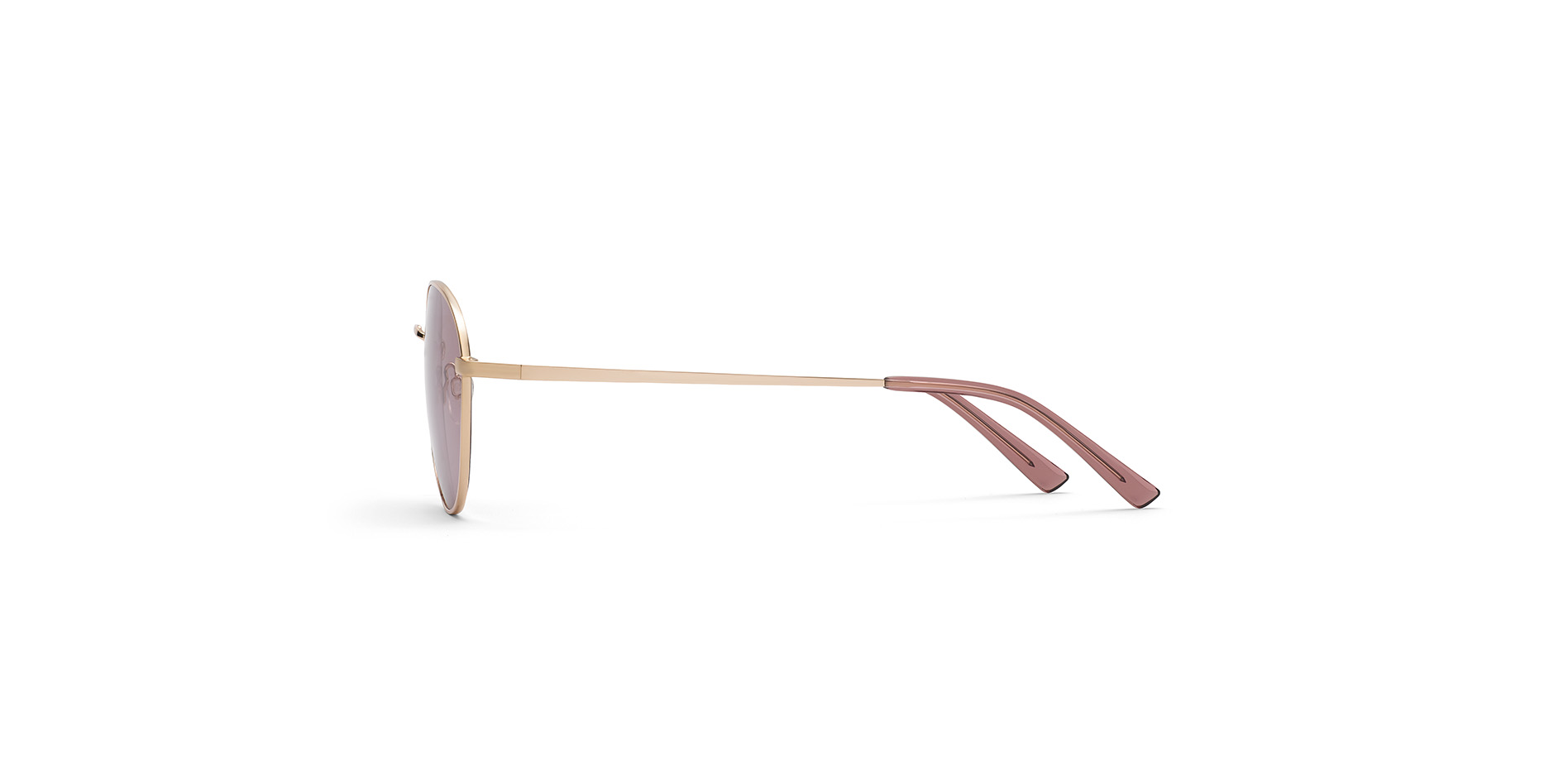 Lunettes de soleil classiques pour femmes en acier inoxydable de forme Pantos,  OU 001 SUN CL