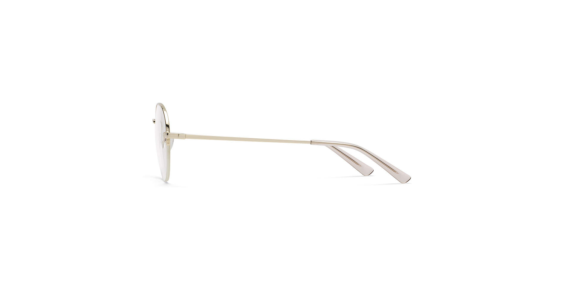 Klassische Damen-Korrektionsbrille aus Edelstahl, Fassungsfront oval,  BE 025 CL