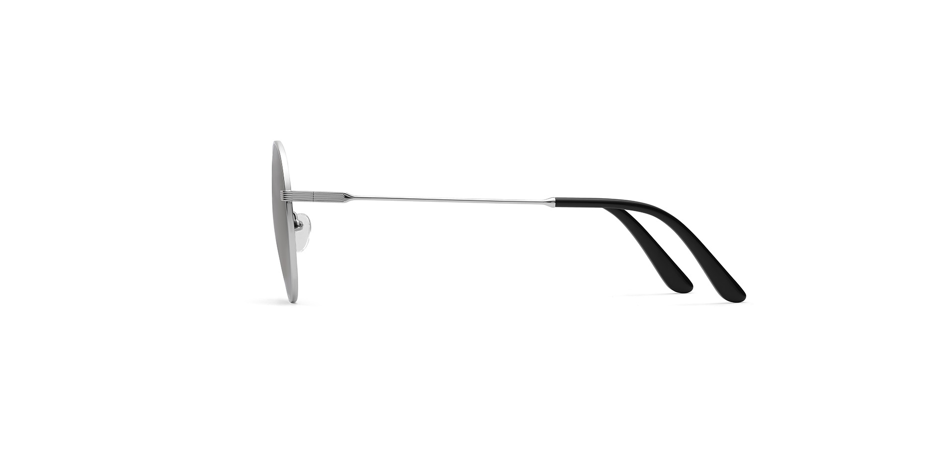 Lunettes de soleil pour hommes en métal de forme Pantos,  BD 538 SUN FA LUCA