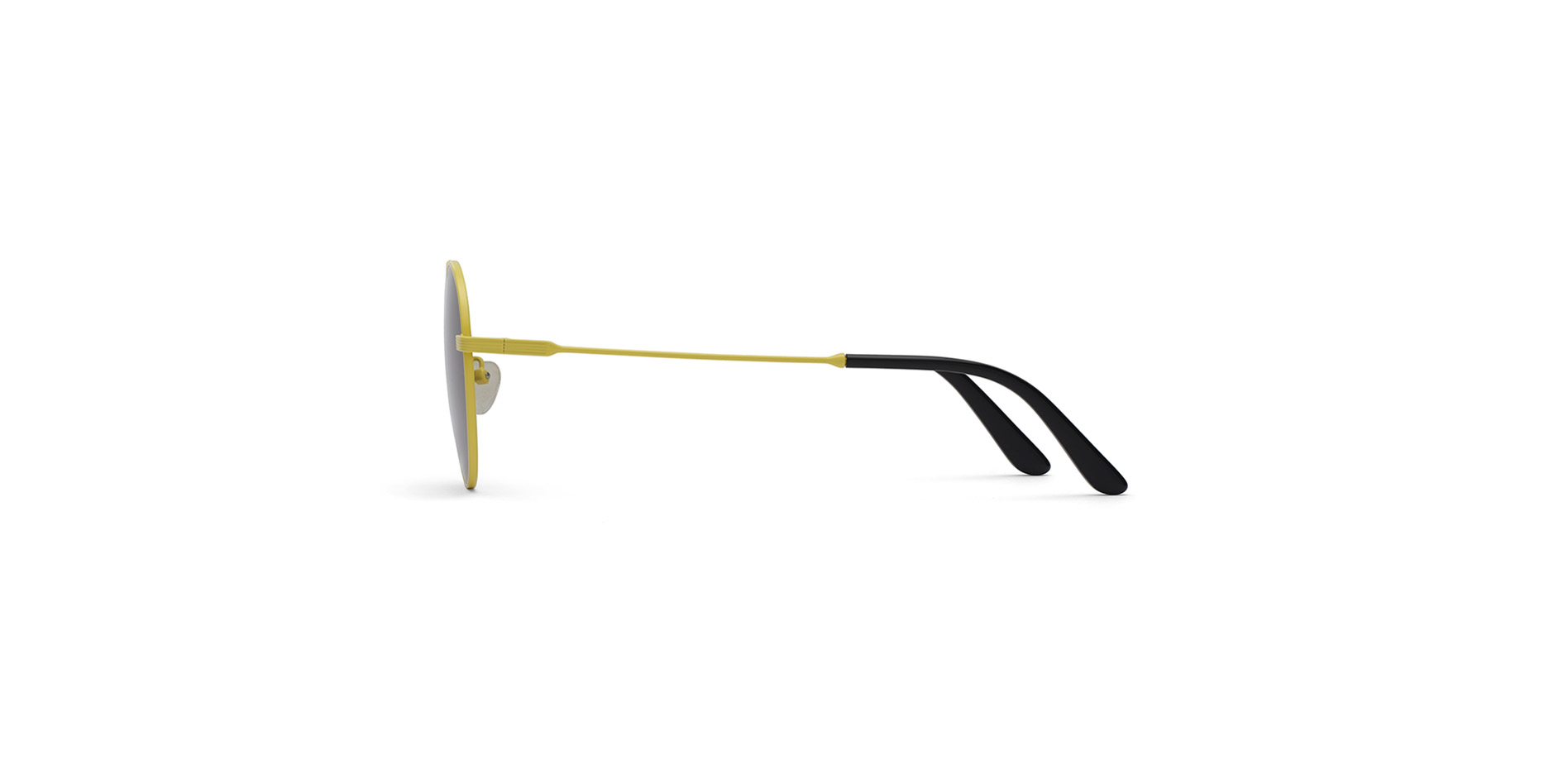 Lunettes de soleil pour hommes en métal de forme Pantos,  BD 538 SUN FA LUCA