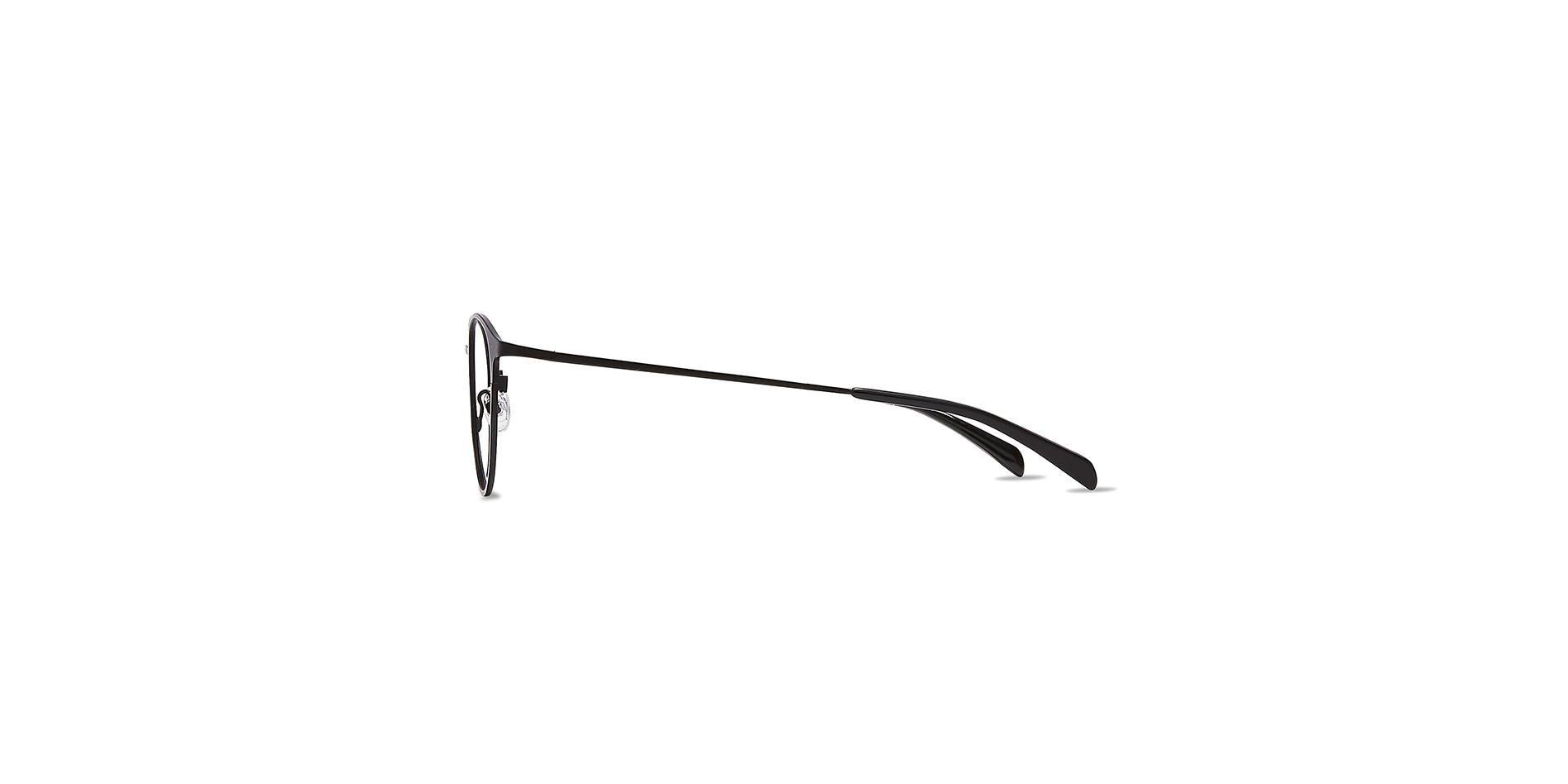 Lunettes correctrices hommes classiques en acier inoxydable de forme Pantos,  MC 503 CL