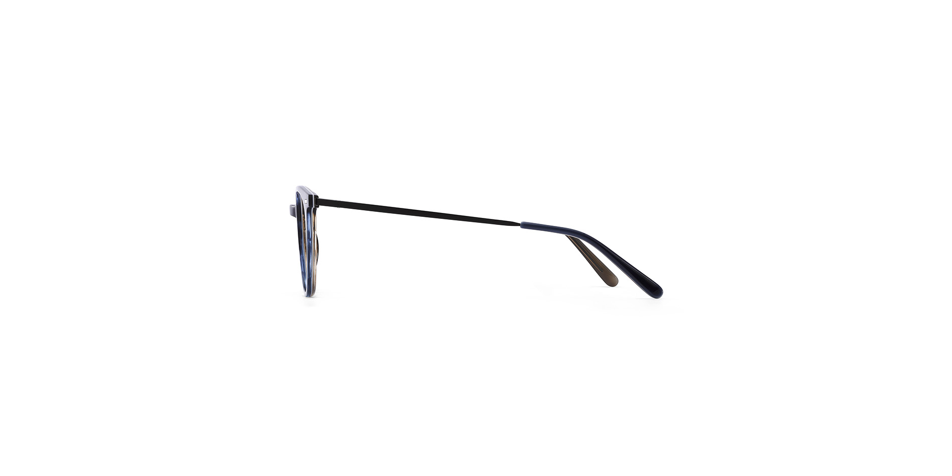 Lunettes correctrices pour femmes en acétate de forme Pantos, la branche est équipée d'une charnière flexible,  BC 002 FLEX CL