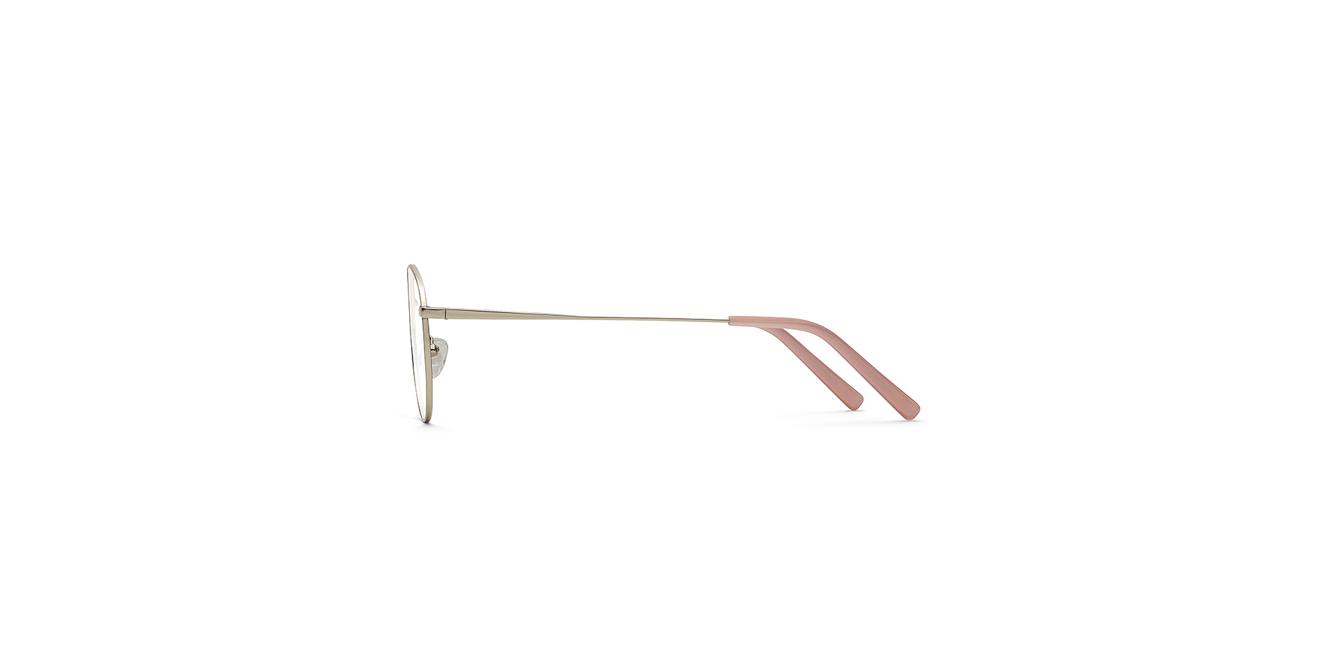 Lunettes correctrices pour femmes en acier inoxydable de forme Pantos,  BD 424 CL