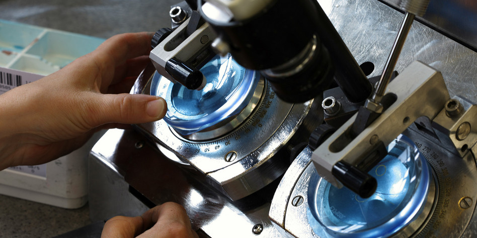 Production des verres de lunettes