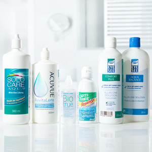 Solutions combinées pour lentilles de contact chez Fielmann