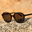 Sonnenbrille havanna